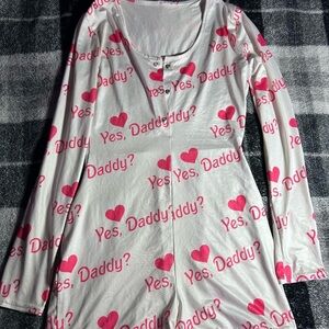 “daddy” romper